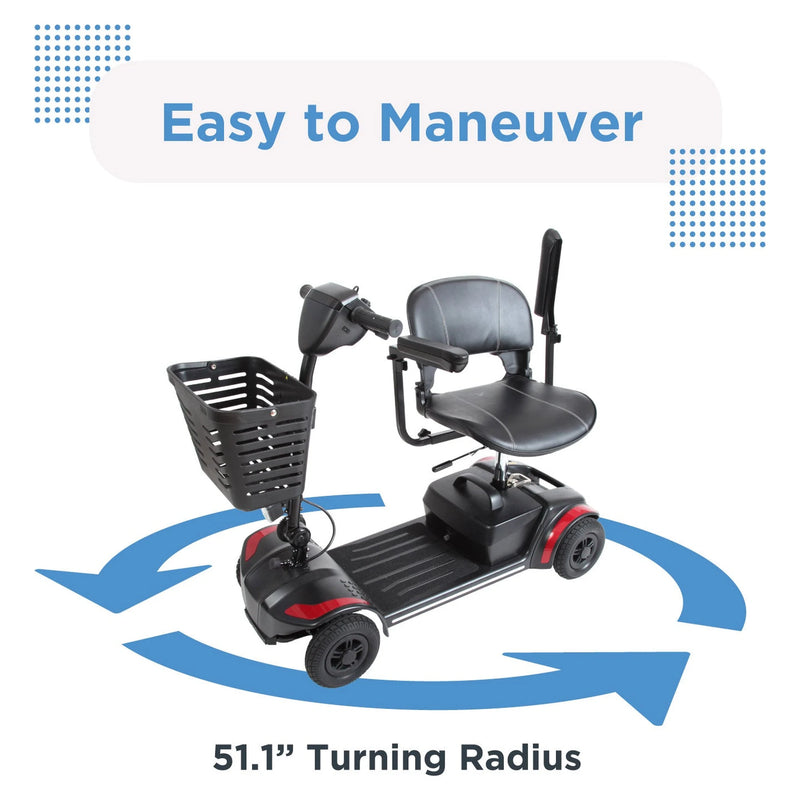Journey Adventure scooter – turning radius