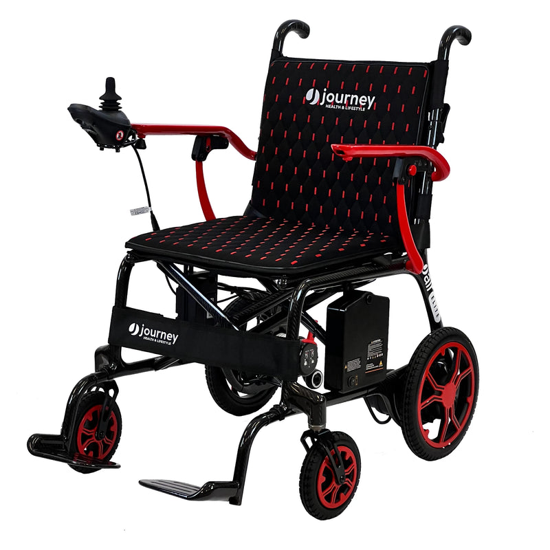 Journey Air Elite power chair – red view