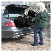 Journey Air Elite Max One power chair – loading into car trunk