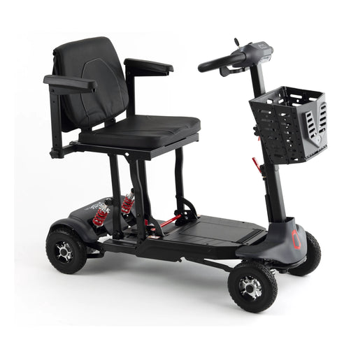 Monarch Mobility Genie Auto mobility scooter – three quarter view