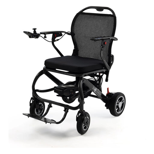 Monarch Mobility MM60 power wheelchair – three quarter view