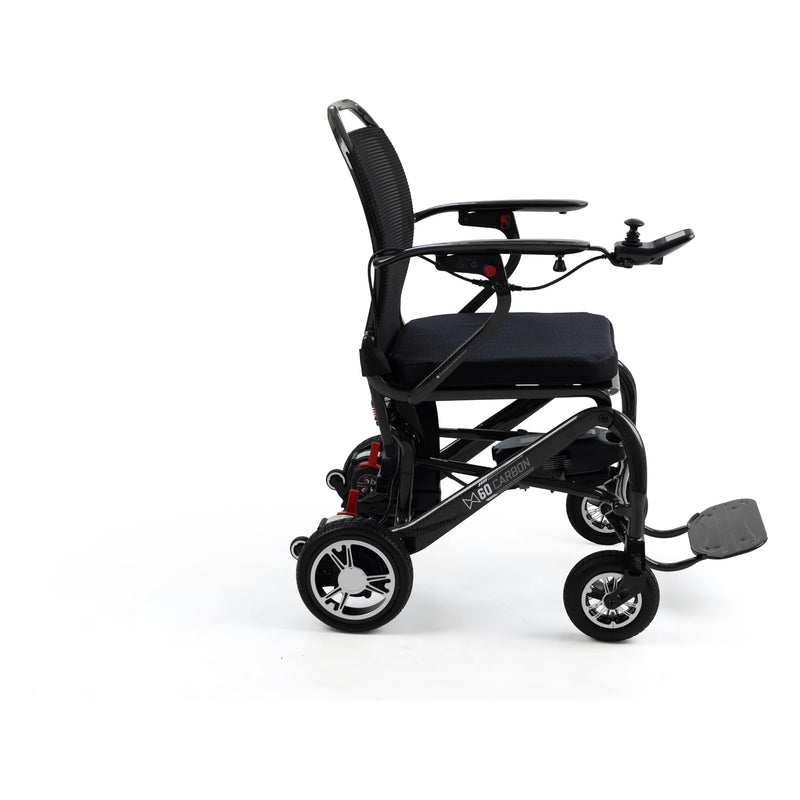 Monarch Mobility MM60 power wheelchair – side view