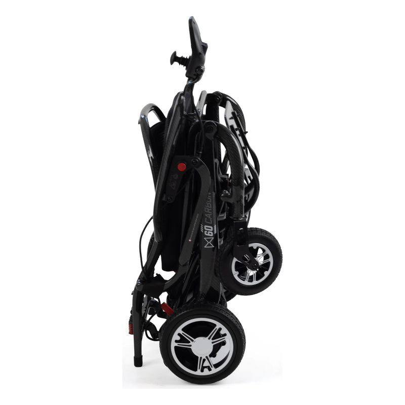 Monarch Mobility MM60 power wheelchair – folded view
