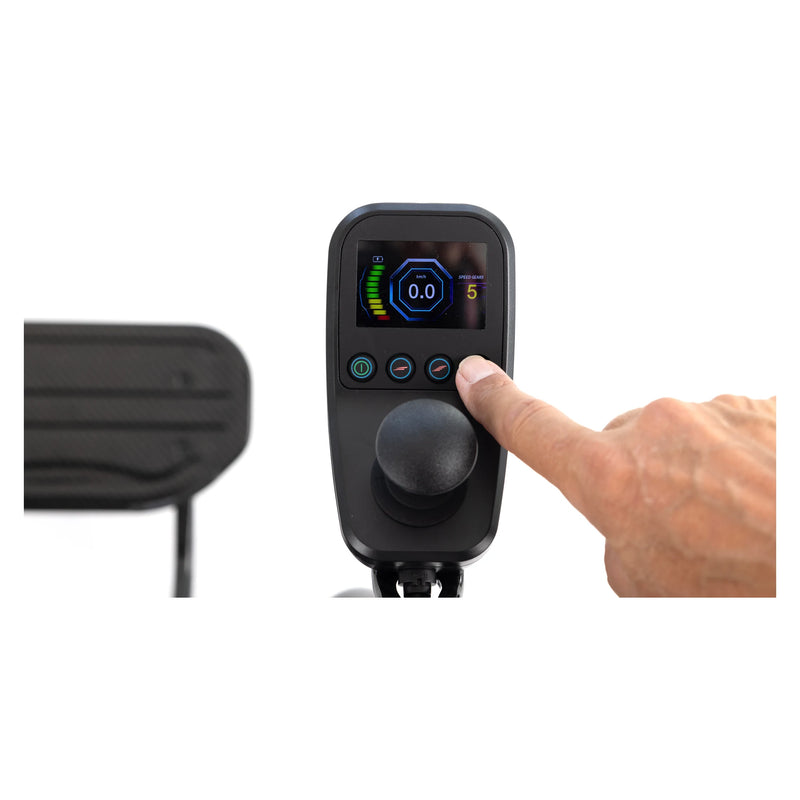 Monarch Mobility MM60 Carbon power wheelchair – joystick controller