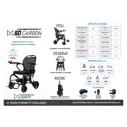 Monarch Mobility MM60 Carbon power wheelchair – US sell sheet
