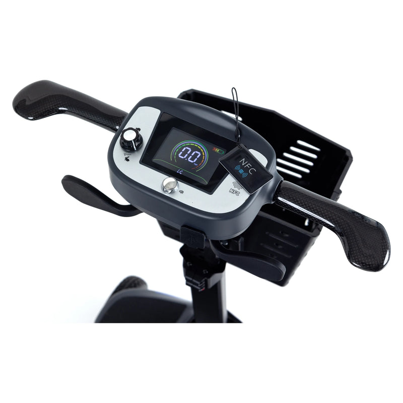 Monarch Mobility Supa Carbon Lite mobility scooter – tiller display