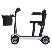 Paiseec D3 Lightweight Folding Mobility Scooter – White, side profile