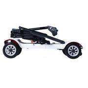 Paiseec D3 Lightweight Folding Mobility Scooter – White, side view