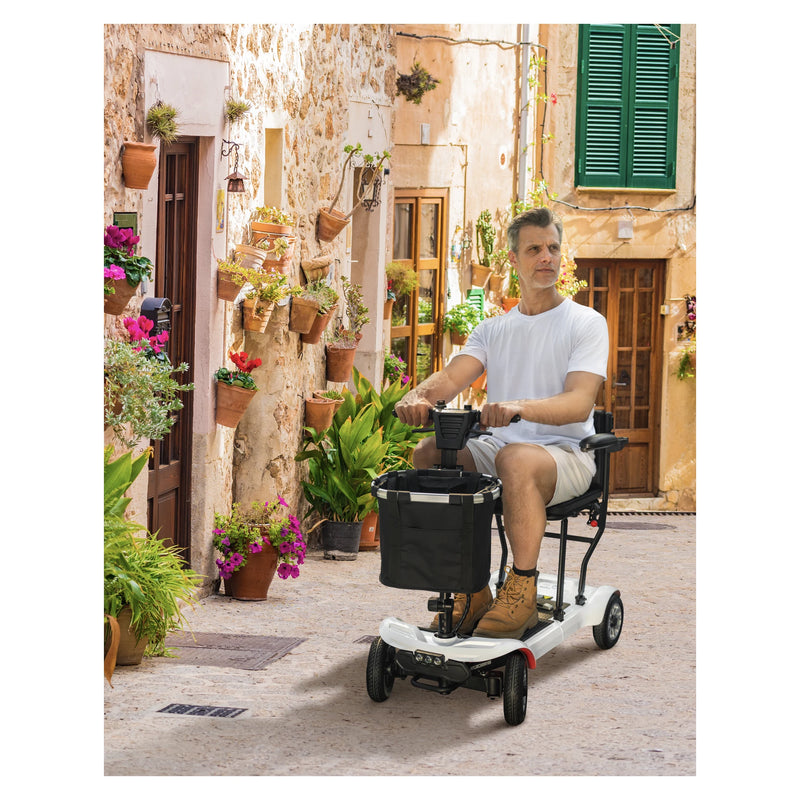 Paiseec D3 Lightweight Folding Mobility Scooter – out for a ride