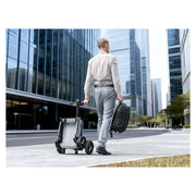 Paiseec L5 Ultra-Lightweight Folding Mobility Scooter – folded and wheeled like a suitcase