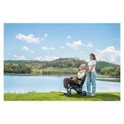 Paiseec Q3 Lightweight Folding Electric Wheelchair – by the lake