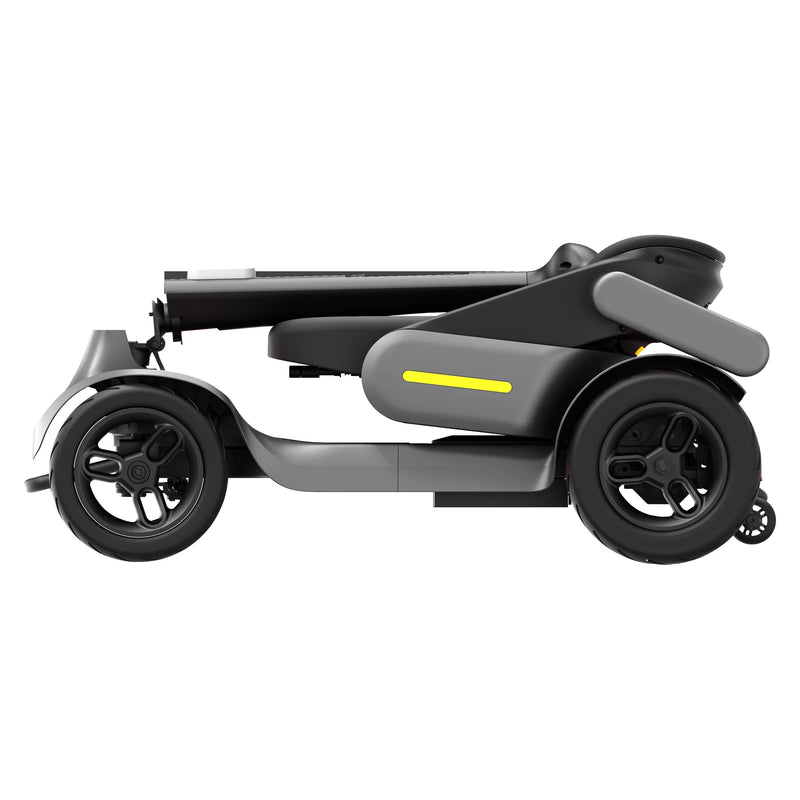 Paiseec S3 Folding All-Terrain Mobility Scooter – Gray, folded