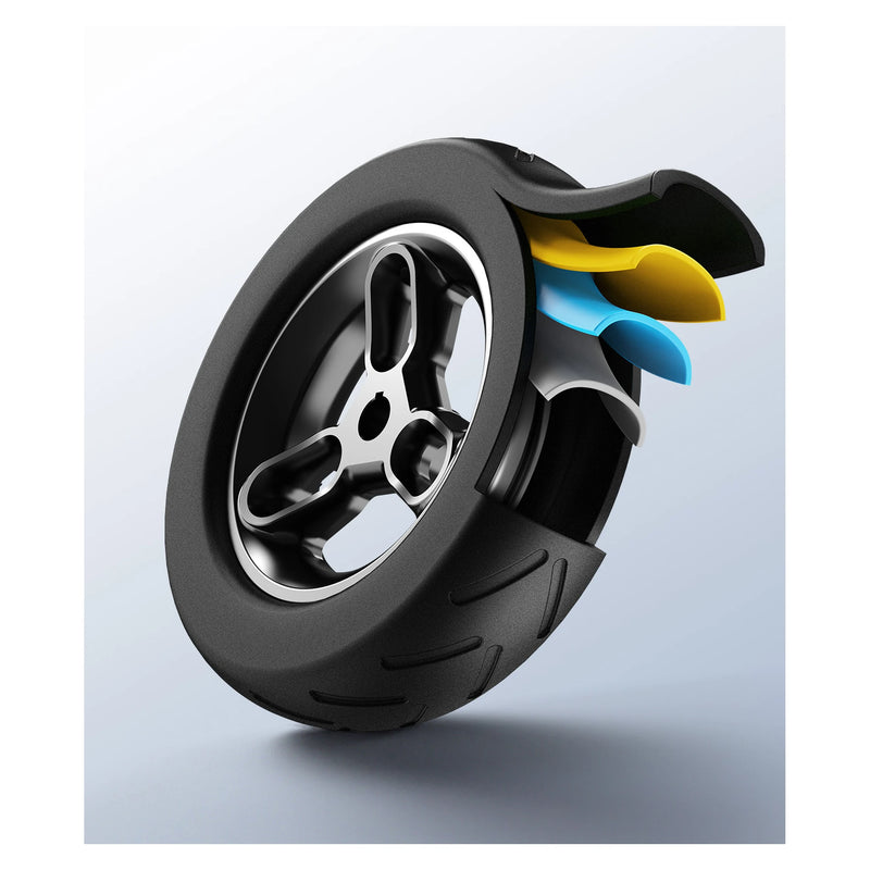 Paiseec S3 Folding All-Terrain Mobility Scooter – pneumatic tire and alloy wheel