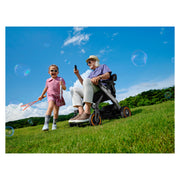 Paiseec W3 3-in-1 Electric Wheelchair, Power-Assist Rollator & Transport Chair – as a wheelchair, out with the grandchildren