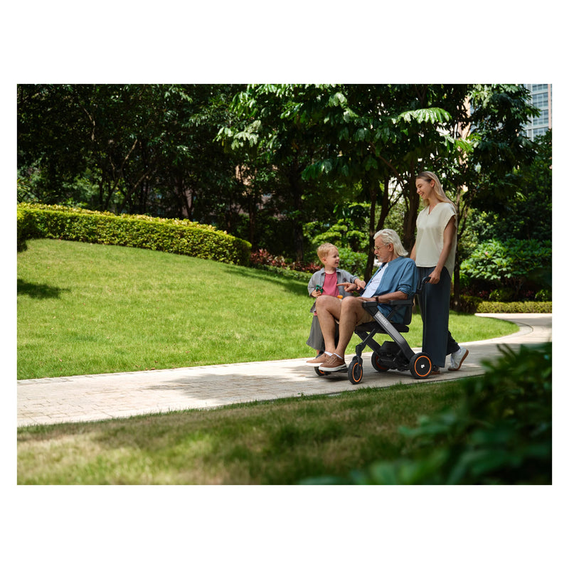 Paiseec W3 3-in-1 Electric Wheelchair, Power-Assist Rollator & Transport Chair – as a power-assist rollator