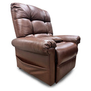 Journey Perfect Sleep Chair – Genuine Leather Chestnut