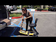 FreeRider Luggie Super Plus 4 mobility scooter – loading the scooter into a vehicle
