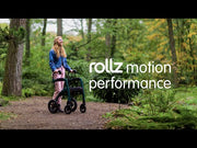 Rollz Motion Performance All-Terrain Rollator & Transport Chair – the all-terrain rollator and wheelchair combo