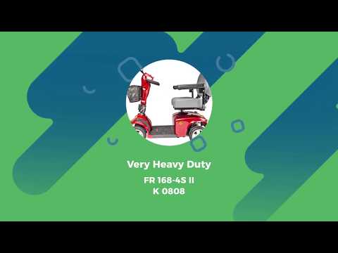 FreeRider FR 168-4S II mobility scooter – FR 168-4S II overview