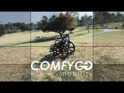 ComfyGo X-1 SE Lightweight Manual Wheelchair – X-1 ComfyGO Lightweight Manual Wheelchair with Quick-Detach Wheels | ComfyGO Mobility