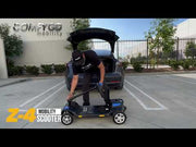 ComfyGo Z-4 Quick-Detach Folding Mobility Scooter – Z-4 Electric Powered Mobility Scooter with a Lightweight & 5 Part Detachable Frame