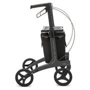 Rollz Air Carbon Fiber Rollator – Coal Black side profile