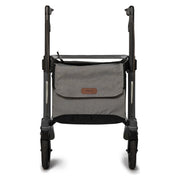 Rollz Air Carbon Fiber Rollator – Coal Black front view