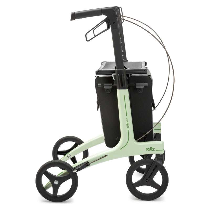 Rollz Air Carbon Fiber Rollator – Mint Green side profile