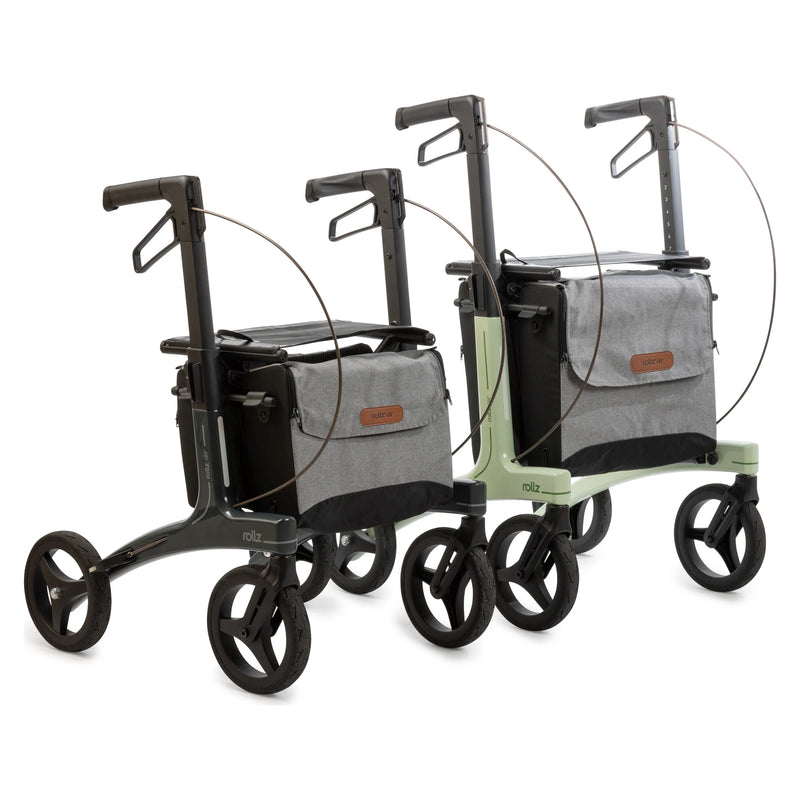 Rollz Air Carbon Fiber Rollator – size comparison