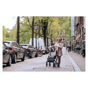 Rollz Flex2 Folding Rollator with Shopping Bag – in the street