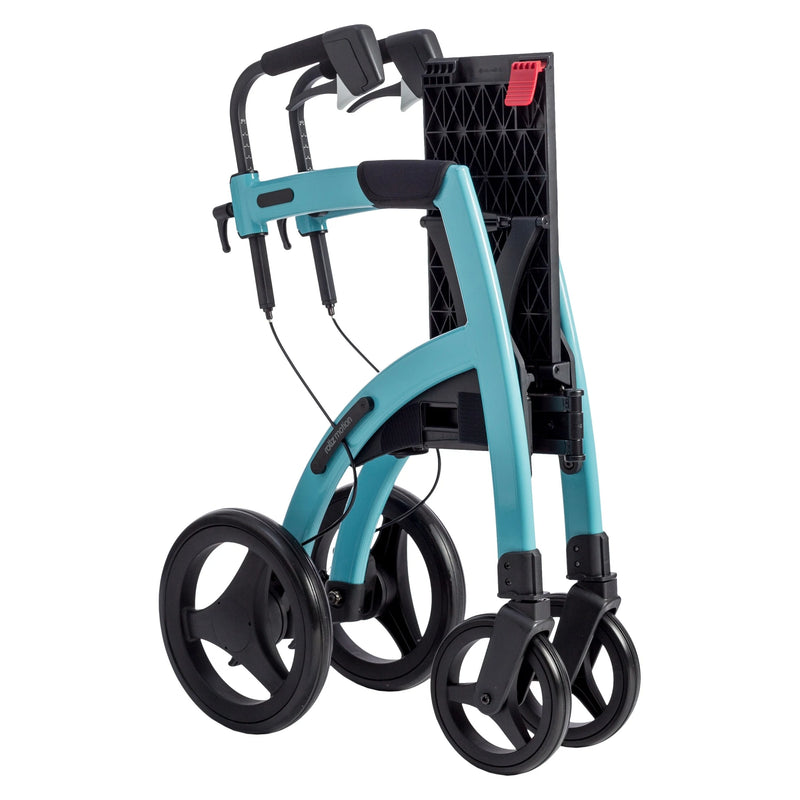 Rollz Motion2 Rollator & Transport Chair – folded for the car