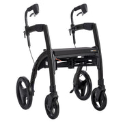 Rollz Motion2 Rollator & Transport Chair – Matt Black rollator mode
