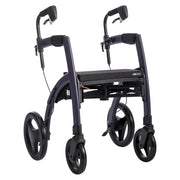 Rollz Motion2 Rollator & Transport Chair – Dark Purple rollator mode