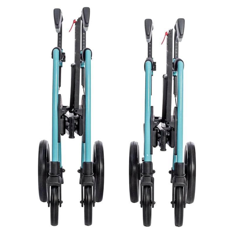 Rollz Motion2 Rollator & Transport Chair – regular and small sizes compared