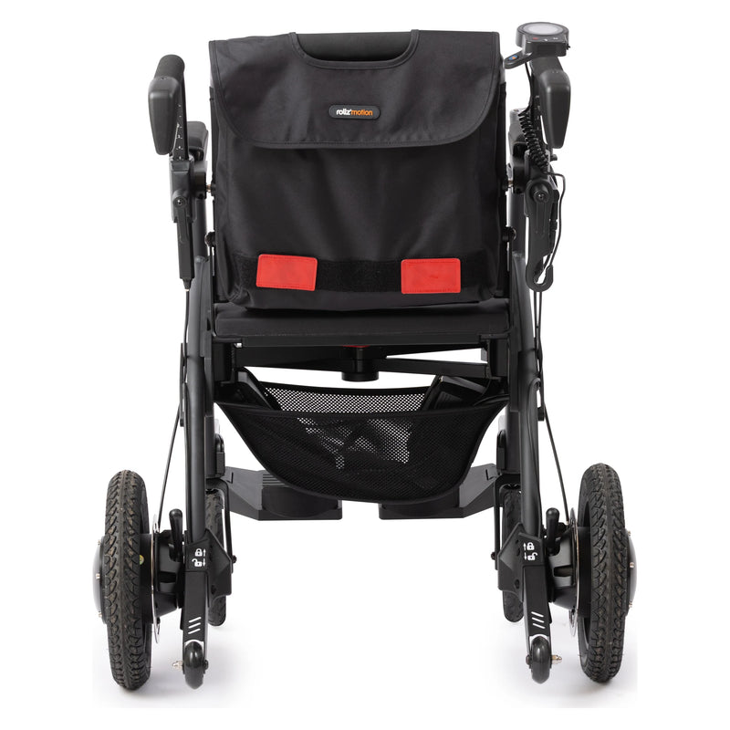 Rollz Motion Electric 2.0 Rollator & Power Wheelchair – rear view