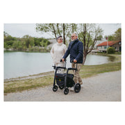 Rollz Motion Electric 2.0 Rollator & Power Wheelchair – out with family