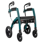 Rollz Motion Performance All-Terrain Rollator & Transport Chair – Jungle Green rollator mode