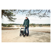 Rollz Motion Performance All-Terrain Rollator & Transport Chair – Jungle Green on sand