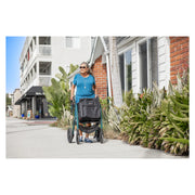 Rollz Motion Performance All-Terrain Rollator & Transport Chair – Jungle Green out walking