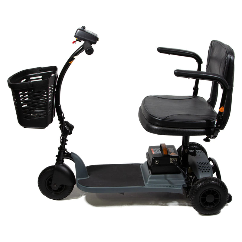 Shoprider Echo+ mobility scooter – front three quarter view, right side