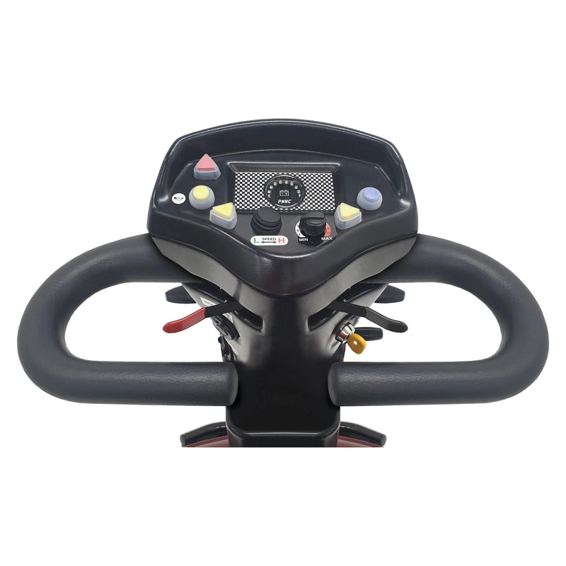 Shoprider Expedition XL4 mobility scooter – tiller and controls