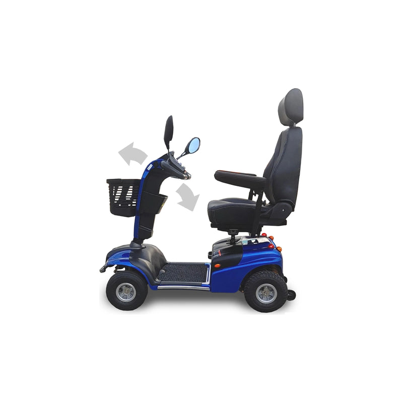 Shoprider Explorer mobility scooter – rear view