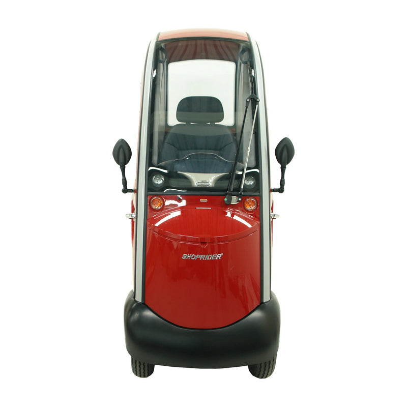Shoprider Flagship cabin scooter – front view