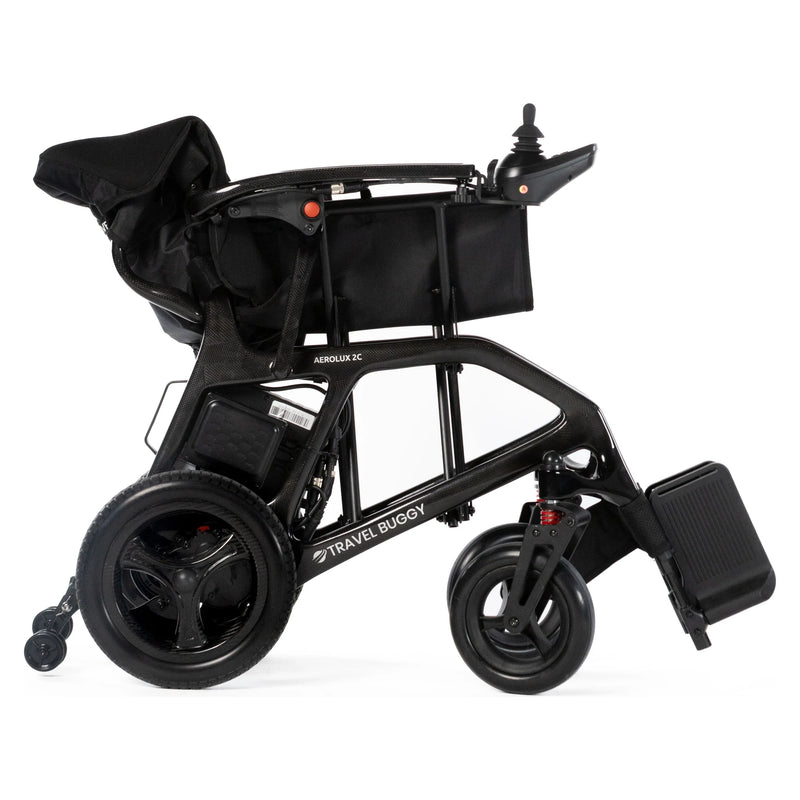 Travel Buggy AEROLUX 2 Comfort power wheelchair – folded