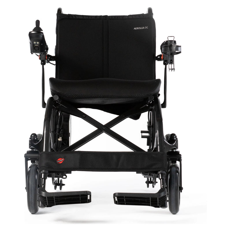 Travel Buggy AEROLUX 2C power wheelchair – front view