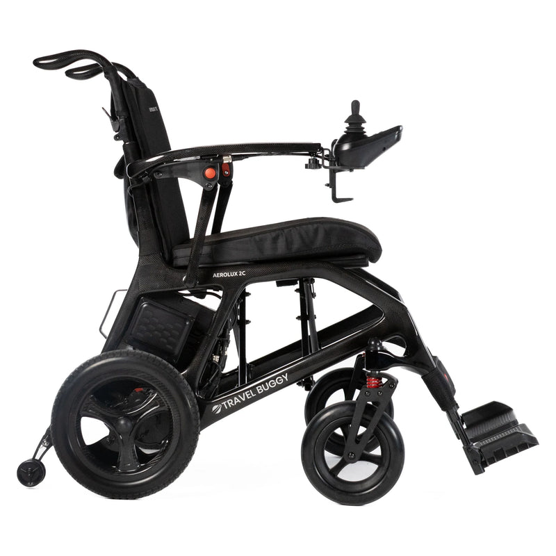 Travel Buggy AEROLUX 2C power wheelchair – side view