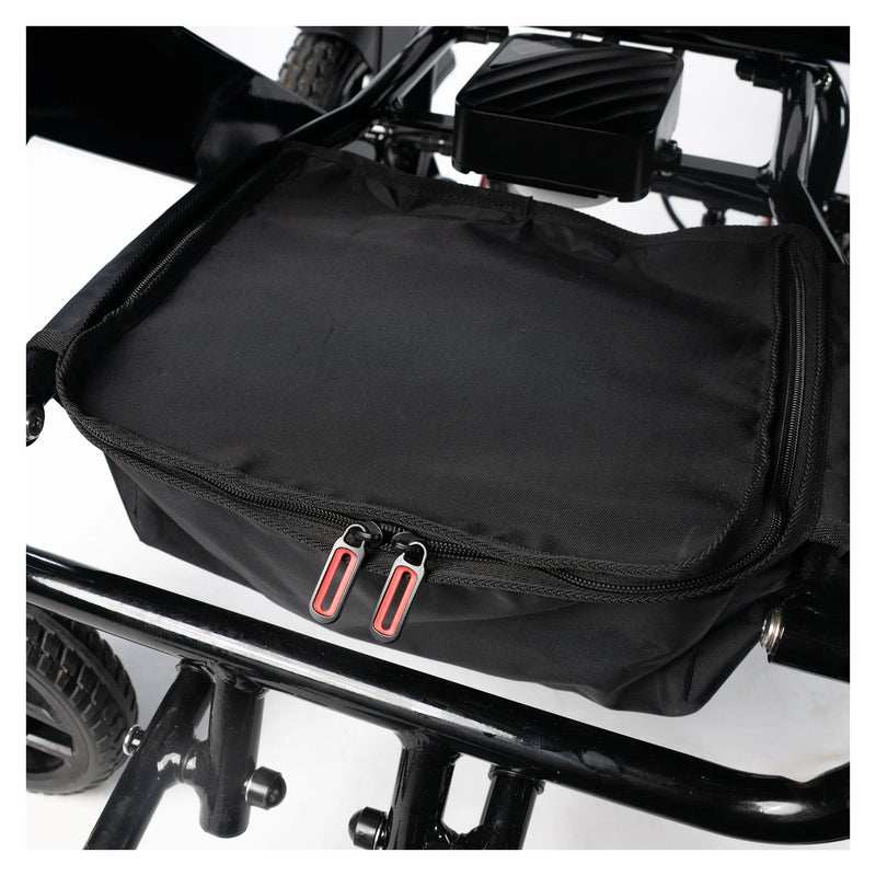 Travel Buggy CITY2PLUS HD power wheelchair – under-seat storage