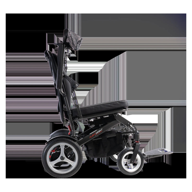Travel Buggy DASH 3 power wheelchair – armrests raised