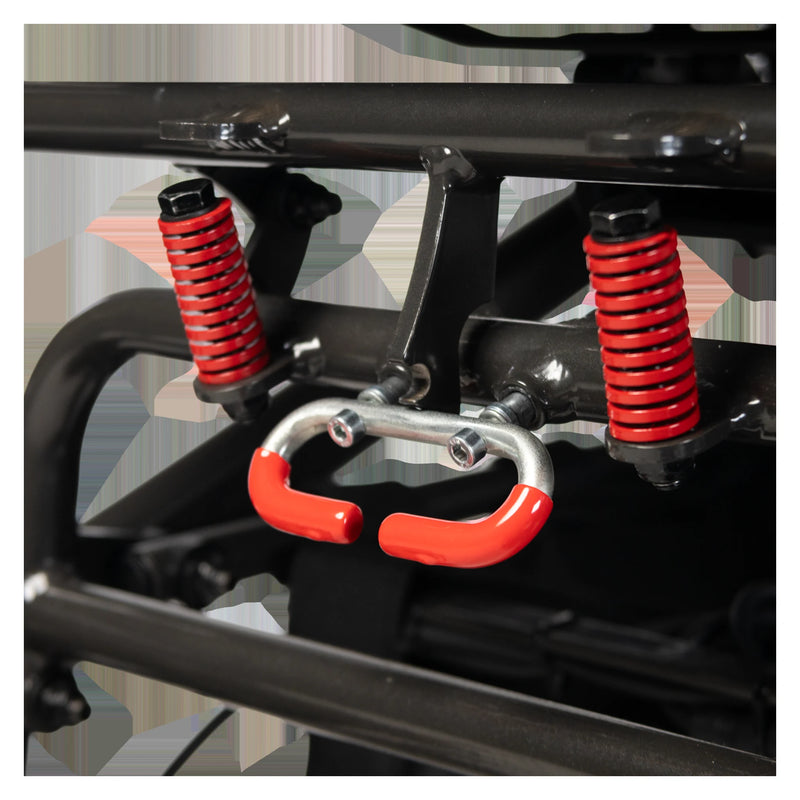 Travel Buggy DASH 3 power wheelchair – locking mechanism