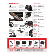 Travel Buggy DASH 3 power wheelchair – brochure specifications page